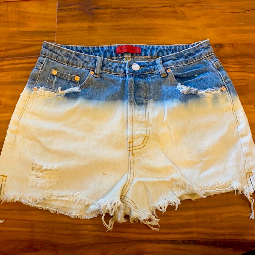 Shop starlow custom Denim shorts